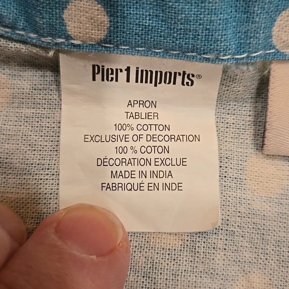PIER 1 IMPORTS CHRISTMAS NUTCRACKER APRON.